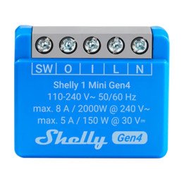 Shelly 1 Mini Gen4 Relay Controller Zigbee/Matter