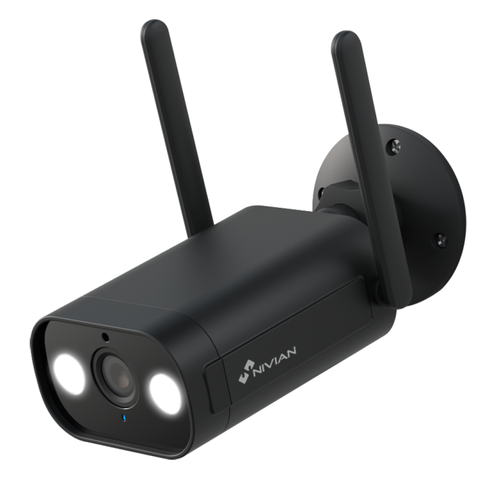 NIVIAN RETAIL NVS-IPC-02B-L 4MP PTZ IP kamera ar Wi-Fi, PoE, IP66, divkrāsu apgaismojumu, microSD