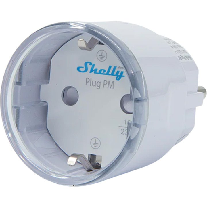 Интеллектуальный разъем 13A Shelly Plug MM Gen3 Matter белый