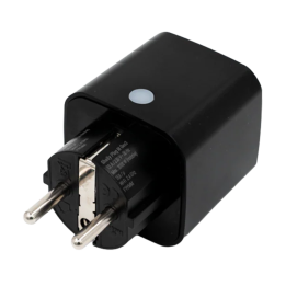 Shelly Plug M Gen3 — Wi-Fi + Bluetooth, Matter saderīgs viedspraudnis ar enerģijas uzraudzību, melns