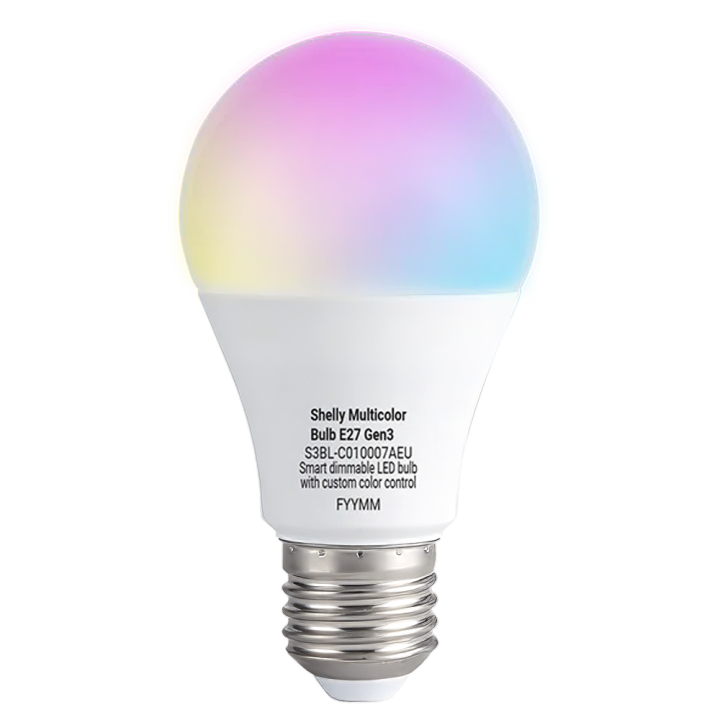 Shelly SH-RGB-BULB-E27-GEN3 Умная RGB Лампочка E27