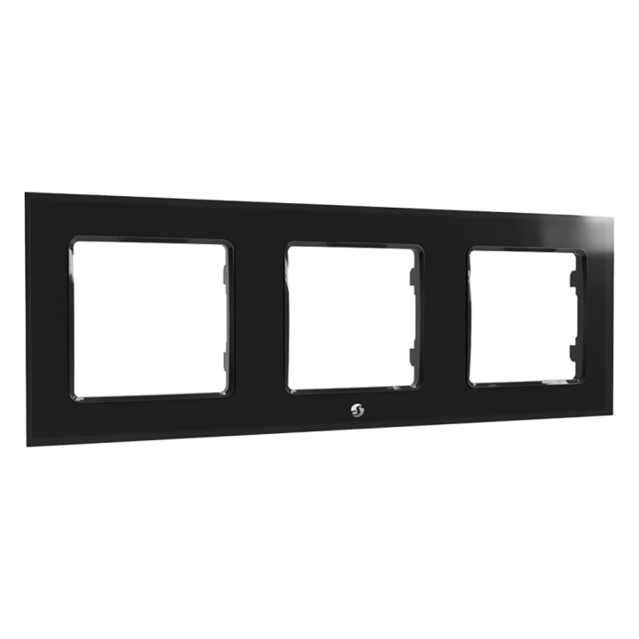 Shelly SH-WALL-FRAME-3-B умная рамка выключателя 3-клавишная Matter