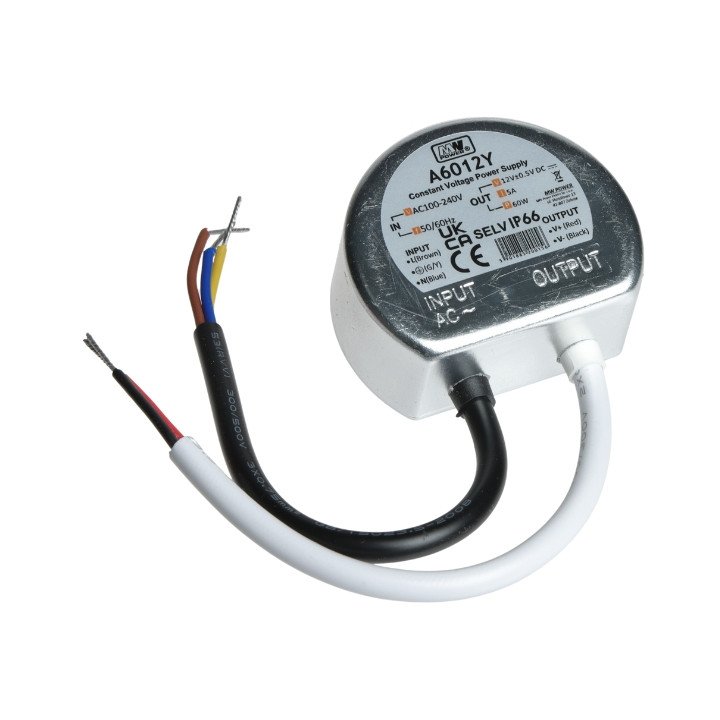 MW POWER 12V/5A-TP 5A 12V IP66 PSU