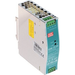 MEAN WELL EDR-75-24 75W 24V DIN barošanas bloks