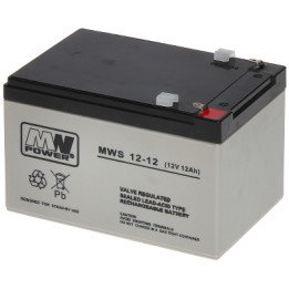 12В 12Ач герметичная свинцово-кислотная батарея 12V/12AH-MWS