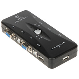 VGA+USB-SW-4/1 4-портовый VGA USB KVM переключатель