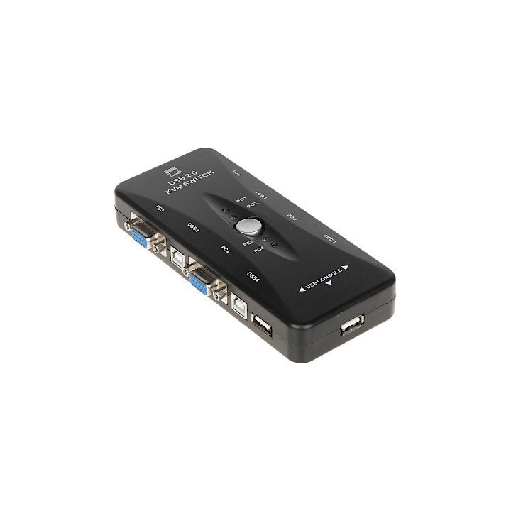 VGA+USB-SW-4/1 4-портовый VGA USB KVM переключатель