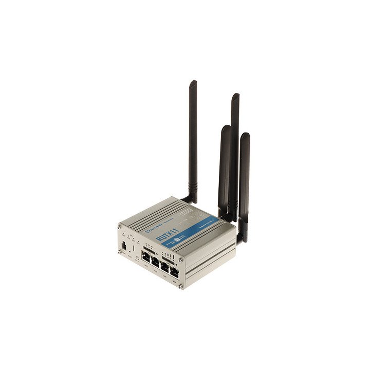 Teltonika RUTX11 4G LTE Router + Access Point Dual SIM Wi-Fi 5 AC867 Mbps Bluetooth BLE