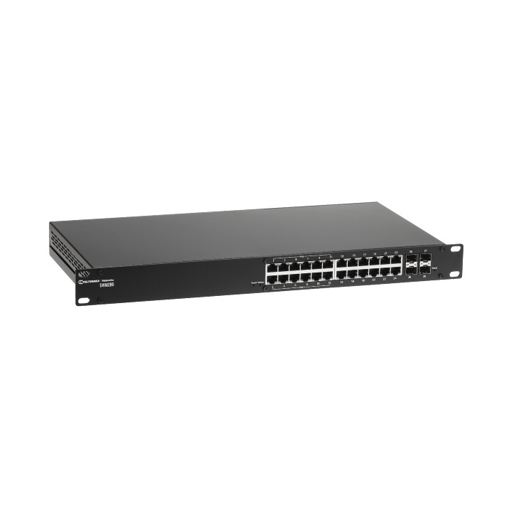 Управляемый промышленный коммутатор Teltonika SWM280, 24 порта, PoE, SFP