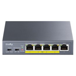 Cudy GS1005P 5 portu Gigabit PoE+ slēdzis 60W