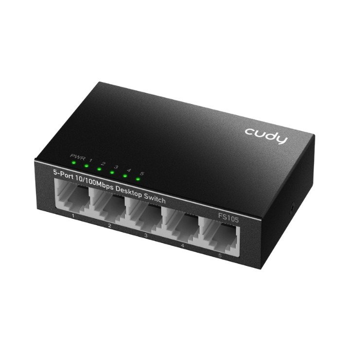 CUDY FS105 5-портовый 10/100Mbps неуправляемый коммутатор