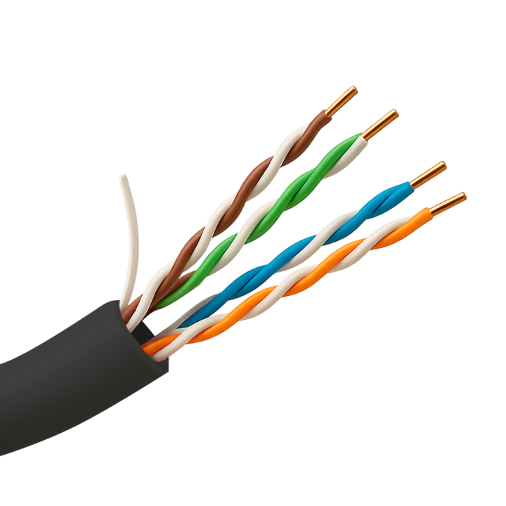 UNIVIEW UV-UTP5E-305-OUTDOOR āra UTP Cat5e tīkla kabelis 305m ruļļos