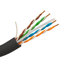 SAFIRE UTP6-100-OUTDOOR āra Cat6 UTP tīkla kabelis 100m ruļlī