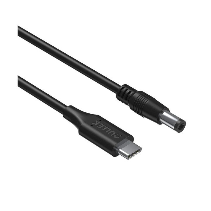 UNITEK C14116BK-1.8M USB-C uz DC barošanas kabelis 1,8m