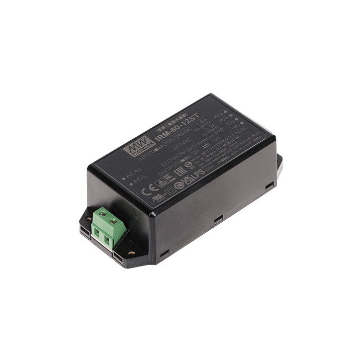 MEAN WELL IRM-60-12ST 60W 12V barošanas bloks