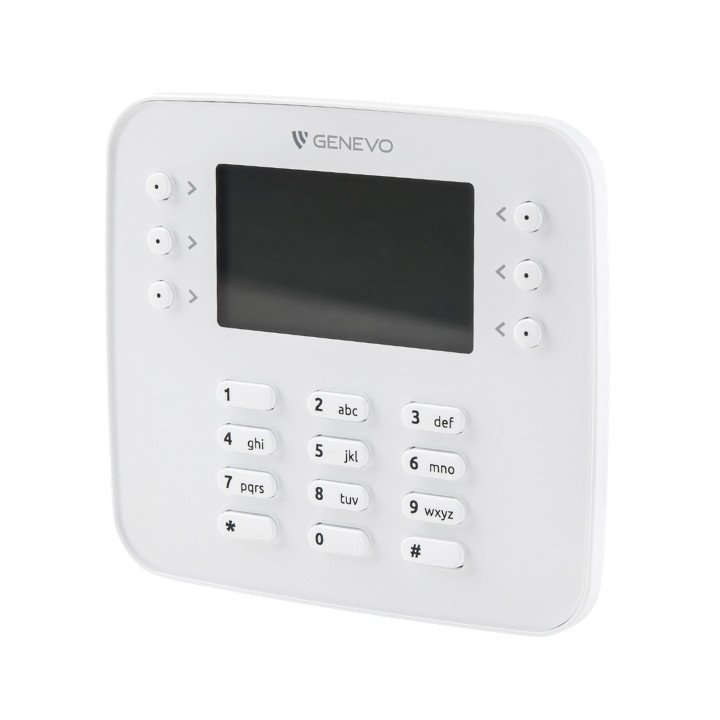 GENEVO LCD-SL signalizācijas tastatūra – vadu LCD tastatūra