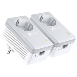 TP-Link TL-PA4010P KIT AV600 Powerline стартовый комплект с проходной розеткой