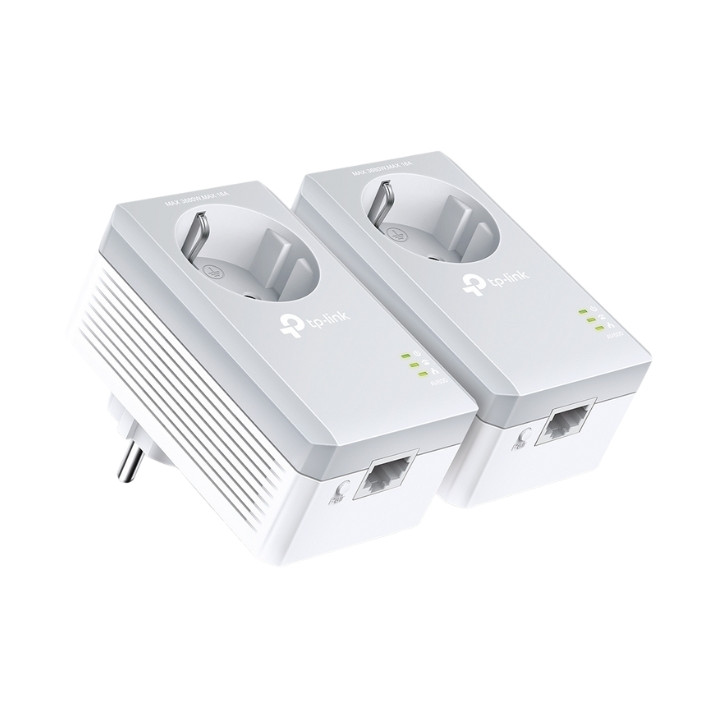 TP-Link TL-PA4010P KIT AV600 Powerline стартовый комплект с проходной розеткой