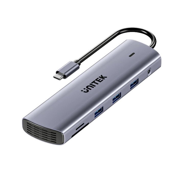 UNITEK D1113BGY01 USB 3.0 хаб Ethernet