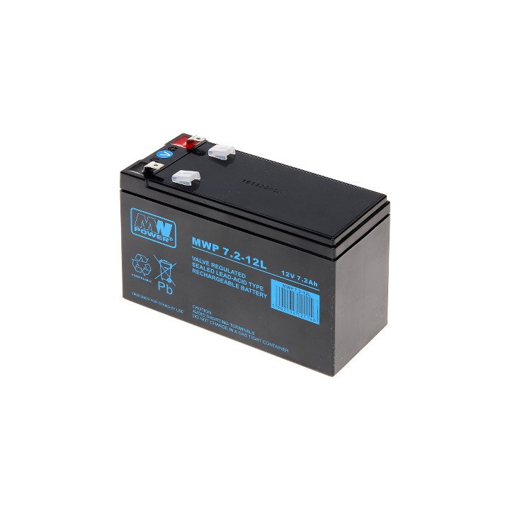12V 7,2Ah герметичная свинцово-кислотная батарея 12V/7.2AH-MWP