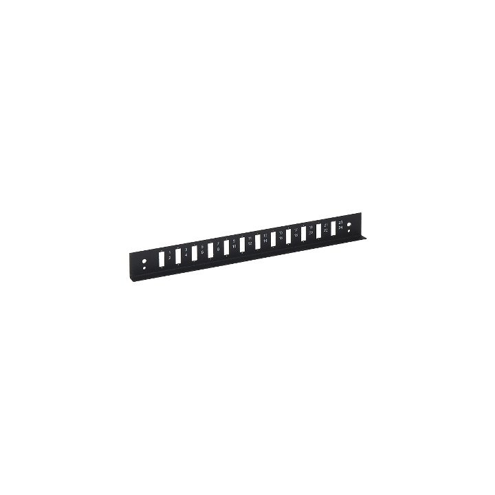 PP-12D/1 12 portu tīkla sadalītājs 1U 19" RJ-45 Cat6 UTP