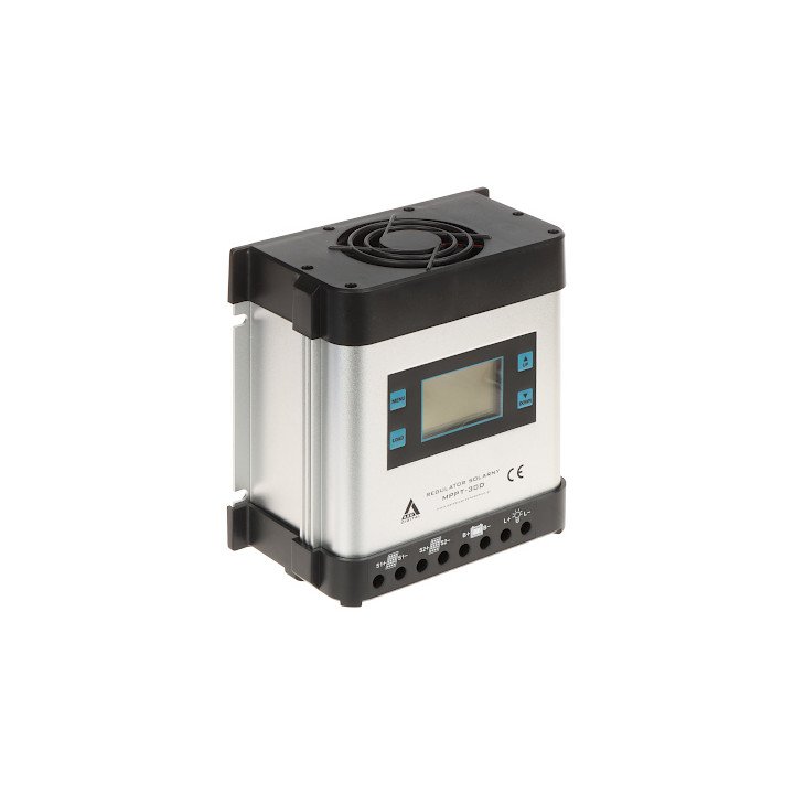 AZO Digital SCC-30A-MPPT-LCD 30A MPPT saules lādētāja kontrolieris