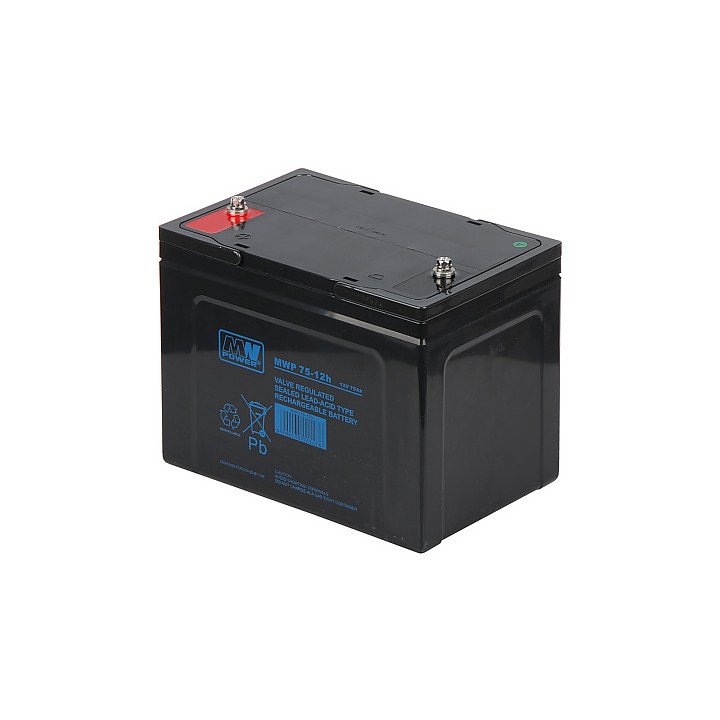 Аккумулятор 12V 75Ah глубокого цикла 12V/75AH-MWP