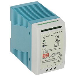 MEAN WELL DRC-100A 100A DIN sliedes barošanas avots