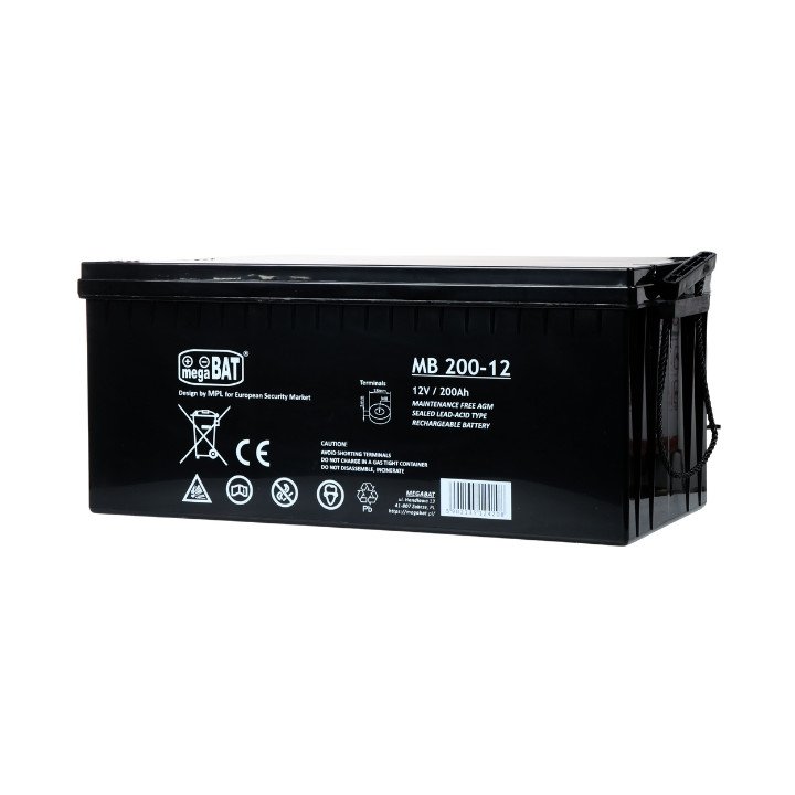 megaBAT 12V/200AH-MB 200Ah 12V аккумулятор