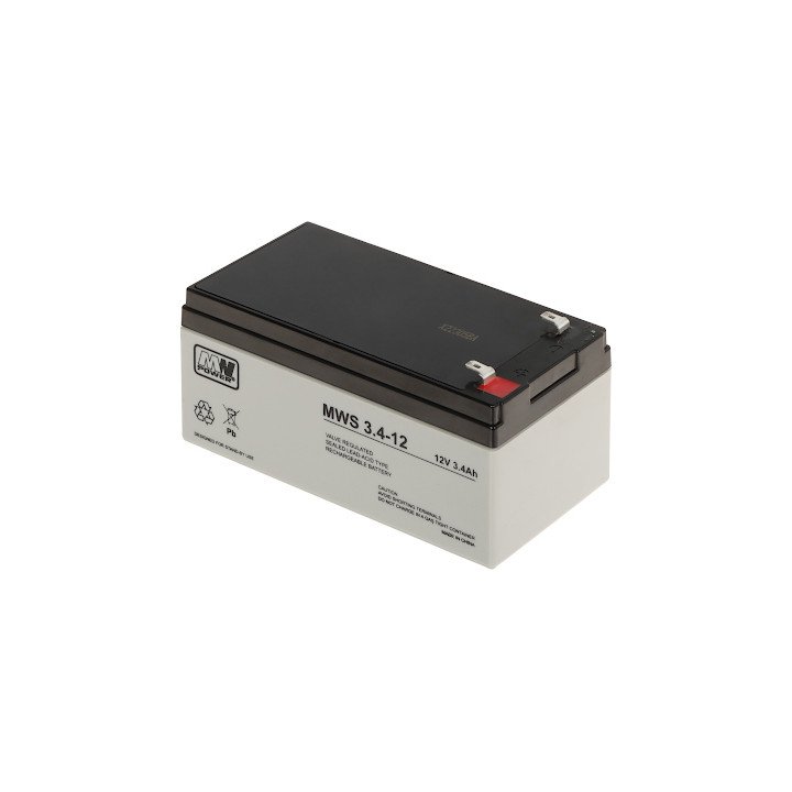 MW Power 12V/3.4AH-MWS 12В 3,4Ач батарея