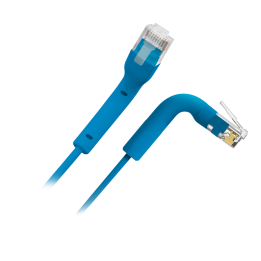 SAFIRE UTP6A-FLEX-1B Cat6a UTP tīkla kabelis, tīrs varš, PVC apvalks, zils
