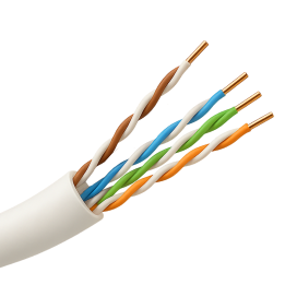 SAFIRE UTP5E-305-OUTDOOR-BC-WHITE Cat5e UTP āra tīkla kabelis 305m spole balts