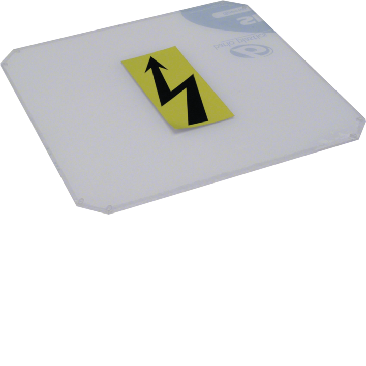 Hager FZ375 Transparent Mounting Plate for Cable Entry Box