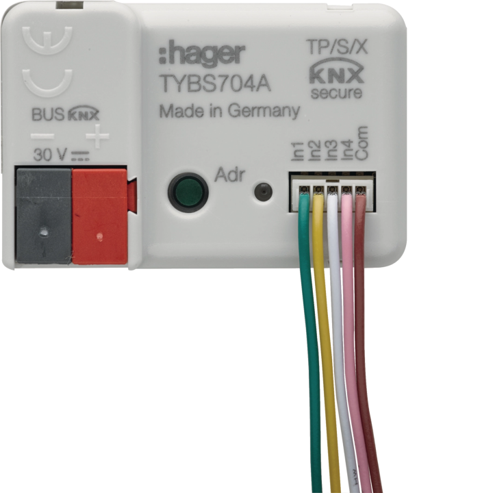 Вводное устройство Hager TYBS704A, встраиваемое, на 4 модуля