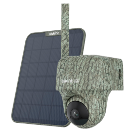 REOLINK RL-GO-SERIES-G450-SOLARKIT-CAMO 4MP Saules enerģijas drošības kameras komplekts ar 2K QHD, krāsainu nakts redzamību, cil
