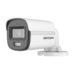 HIKVISION DS-2CE10DF0T-PF(2.8mm) 2MP PTZ CCTV kamera ar IP67, 20m IR, balto gaismu un iebūvētu mikrofonu