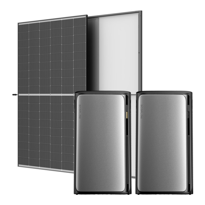 Fotoelementi ar enerģijas uzglabāšanu 3,84 kWh EcoFlow STREAM Ultra 2K 2040W.