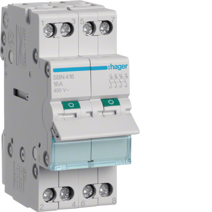 Hager SBN416 4P 16A Switch