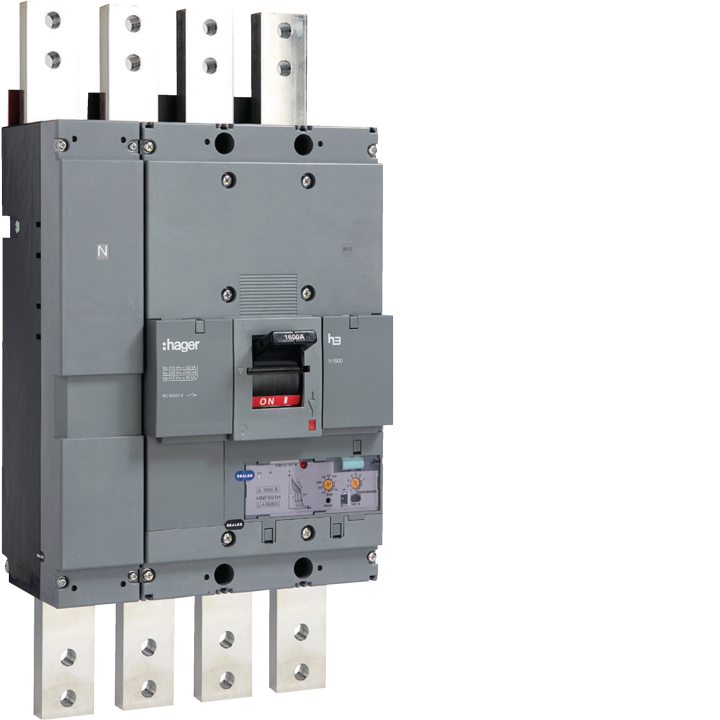 Автоматический выключатель Hager HNF991H MCCB, 1600A, 4P, 50kA, LSI