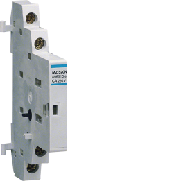 Hager MZ520N Auxiliary Contact 1C+1O 230/400V AC