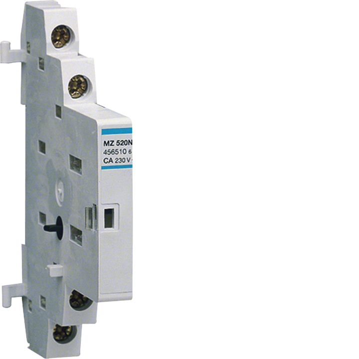 Hager MZ520N Auxiliary Contact 1C+1O 230/400V AC