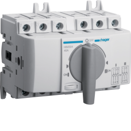 Hager HIM304 Modular Change-over Switch 3x40A