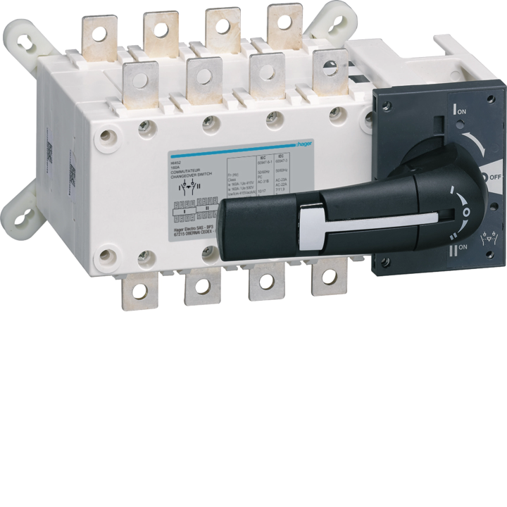 Hager HI452 Change-over Switch 4P 160A