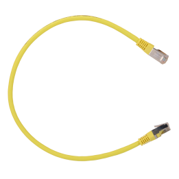 SAFIRE SFTP6A-H-03Y Cat6a S/FTP kabelis rullī, dzeltens, 23 AWG