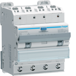 Hager ADM420QC RCBO 4P 6kA B-20A 30mA Type A