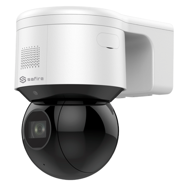 SAFIRE SF-IPPT470ZWA-4PSW-AI IP PTZ ātrgaitas kupola kamera, 2,8-12 mm, Wi-Fi un PoE, IP66, iebūvēts mikrofons