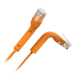 SAFIRE UTP6A-FLEX-03O Cat6a U/UTP komutācijas kabelis (3m, oranžs)