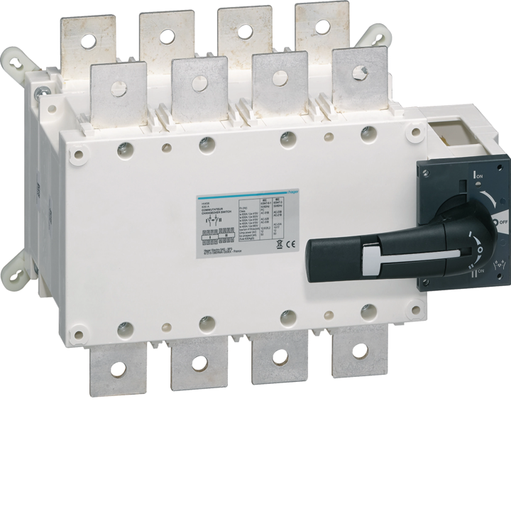Hager HI458 Change-over Switch 4P 630A