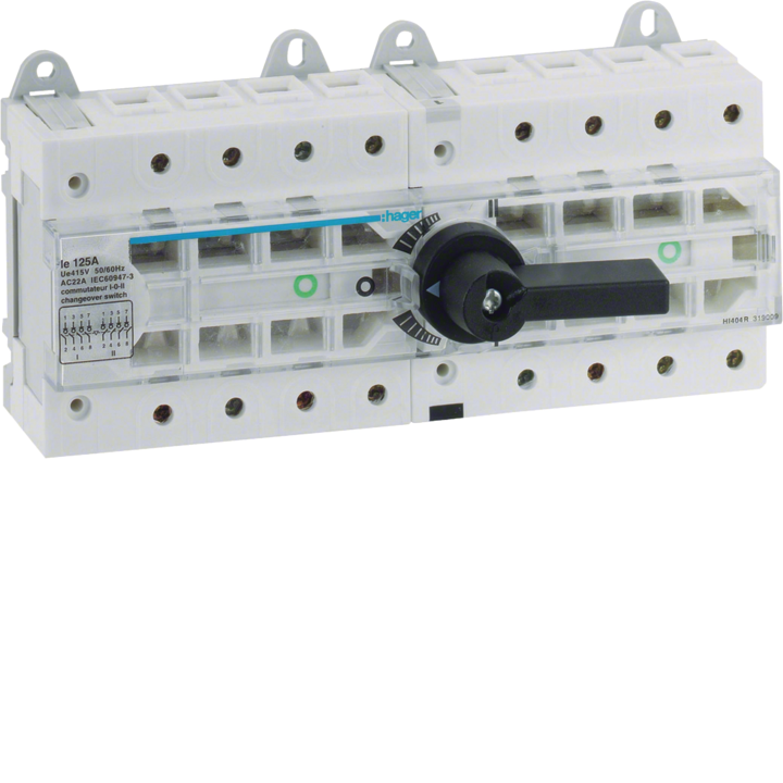Hager HI404R Modular Change-over Switch 80A 4P