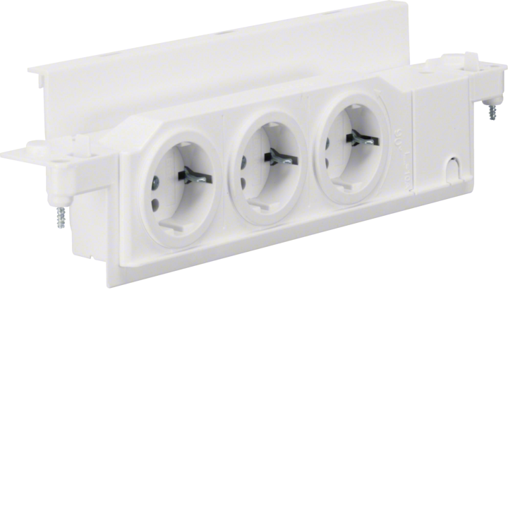 Hager VZ00HW 3 Gang Schuko viedligzda (KNX)